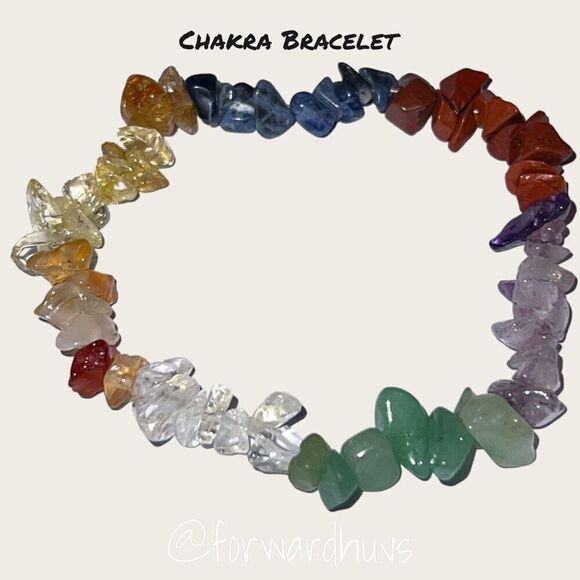 Bundle Sale 3 for $15 | Chakra Chip Stretch Bracelet - Picture 4 of 6
